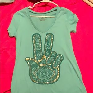Henna hand turquoise tshirt!